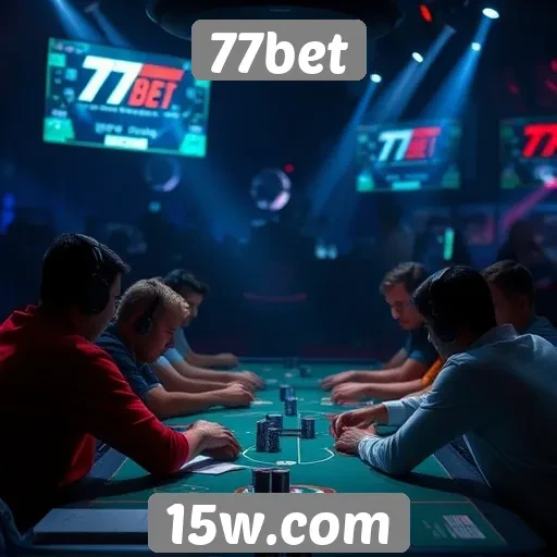 Eventos mensais de torneios na 77bet atraem jogadores