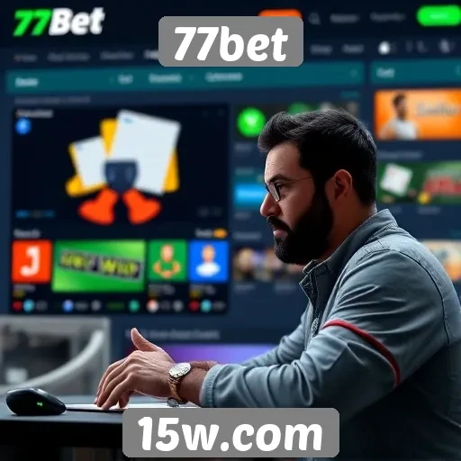 Experiência do usuário no site da 77bet